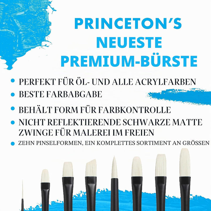 Princeton Tec ASPEN, Series P6500, Pro Set mit 4 Pinseln Gr. 4 Set, Gr. 4 Set