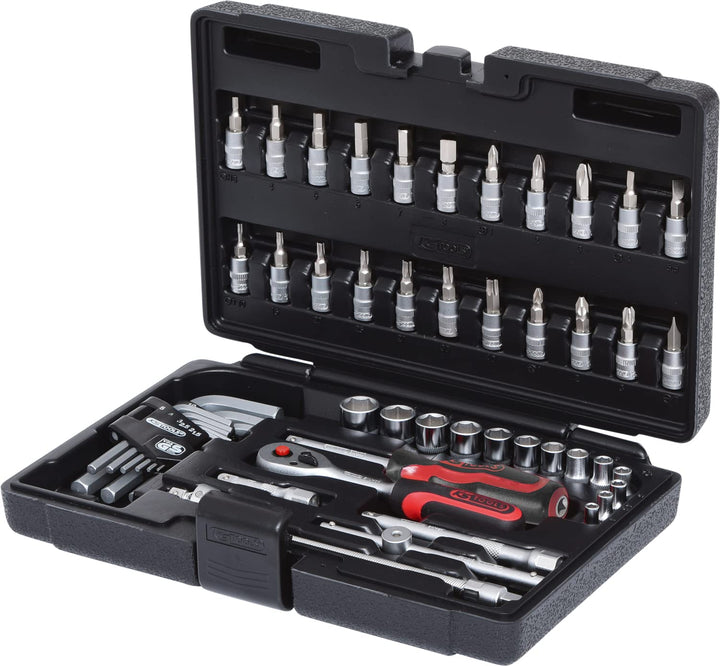 KS Tools 911.0651 KS Tools Superlock Steckschlüsselsatz 1/4"; 61-teilig