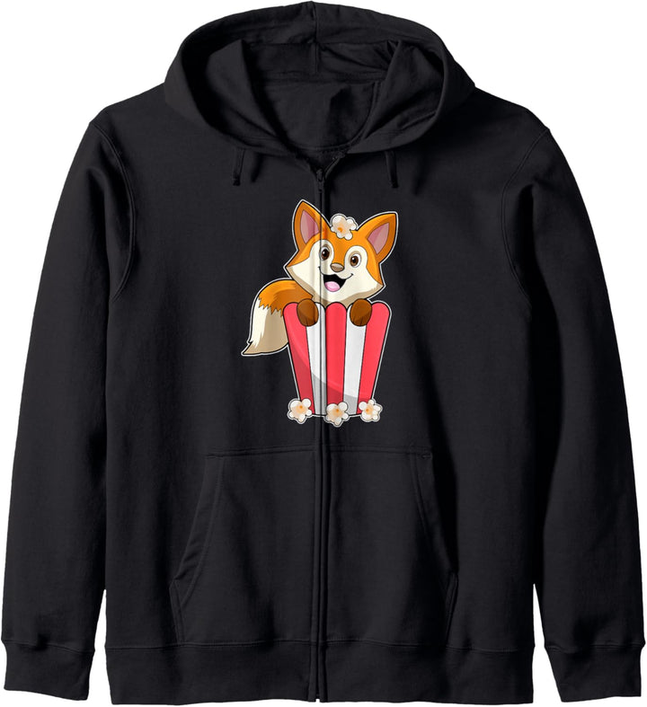 Fuchs Popcorn Kapuzenjacke