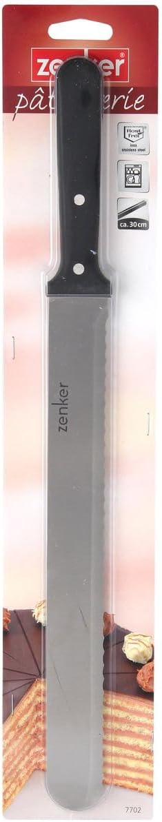 Zenker Konditor- und Glasurmesser 43 cm, Profi Küchenmesser aus rostfreiem Edelstahl zum Schneiden &amp;