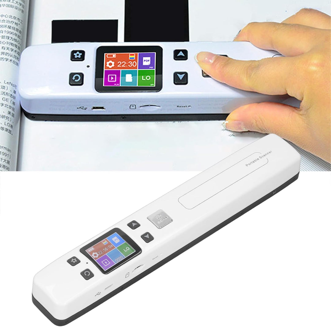 Mobiler Fotoscanner mit 1050 DPI für A4-Dokumente Im JPG-PDF-Format, Tragbarer Dokumentenscanner, US
