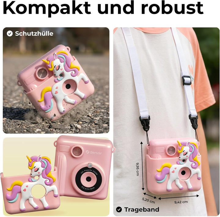 Denver Kinder-Druckkamera KPC-1363 Rose