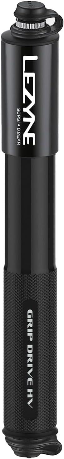 Lezyne Minipumpe Grip Drive HV M (230mm) Schwarz, M (230mm) Schwarz
