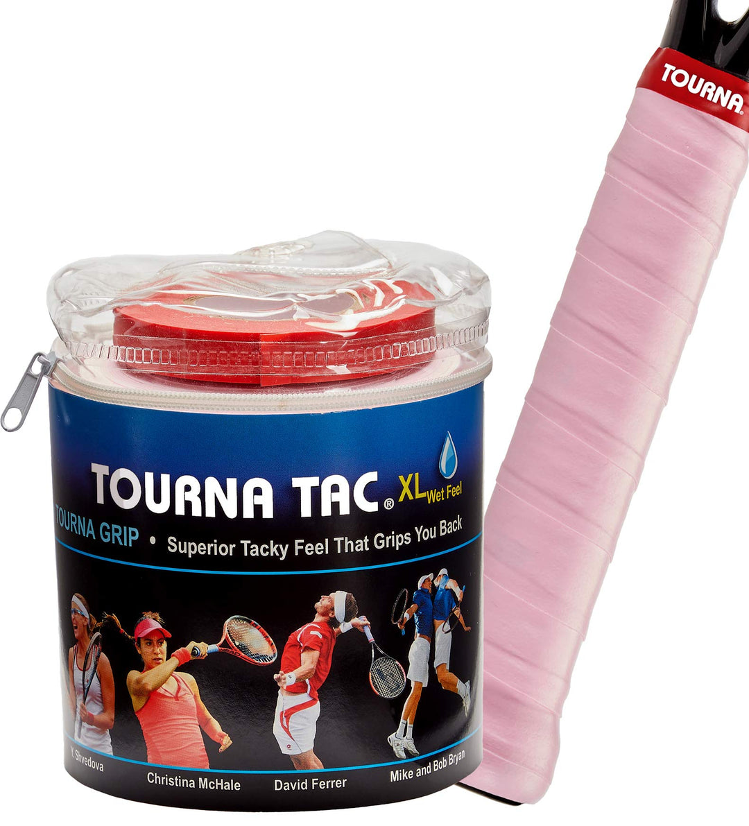 Unique Overgrip Tourna Tac Tour 30er STANDARD Rosa, STANDARD Rosa