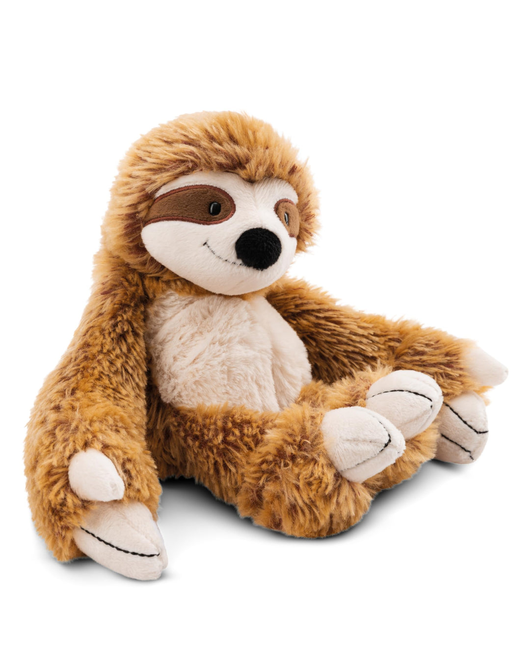 NICI Kuscheltier Faultier Slobby 35cm mit Klettverschluss braun - Stofftier aus weichem Plüsch, nied