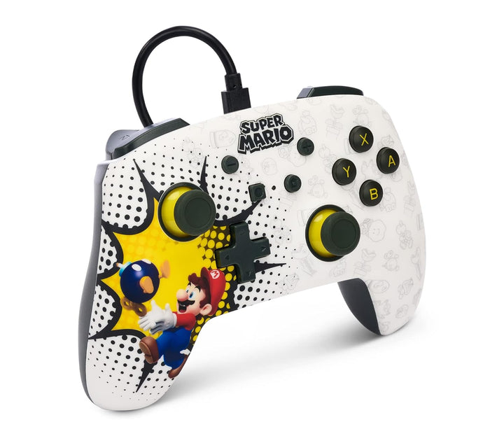 Verbesserter kabelgebundener PowerA-Controller für Nintendo Switch – Bob-omb Blast, Bob-omb Blast