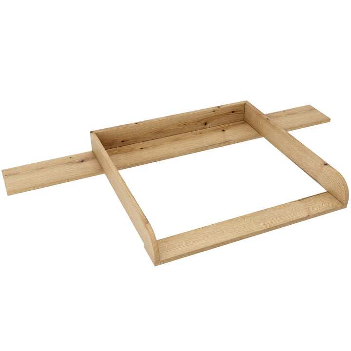 Wickelaufsatz mit Platte für Hemnes von IKEA, Wickeltischaufsatz für 50x160 cm Kommoden, Abnehmbar W