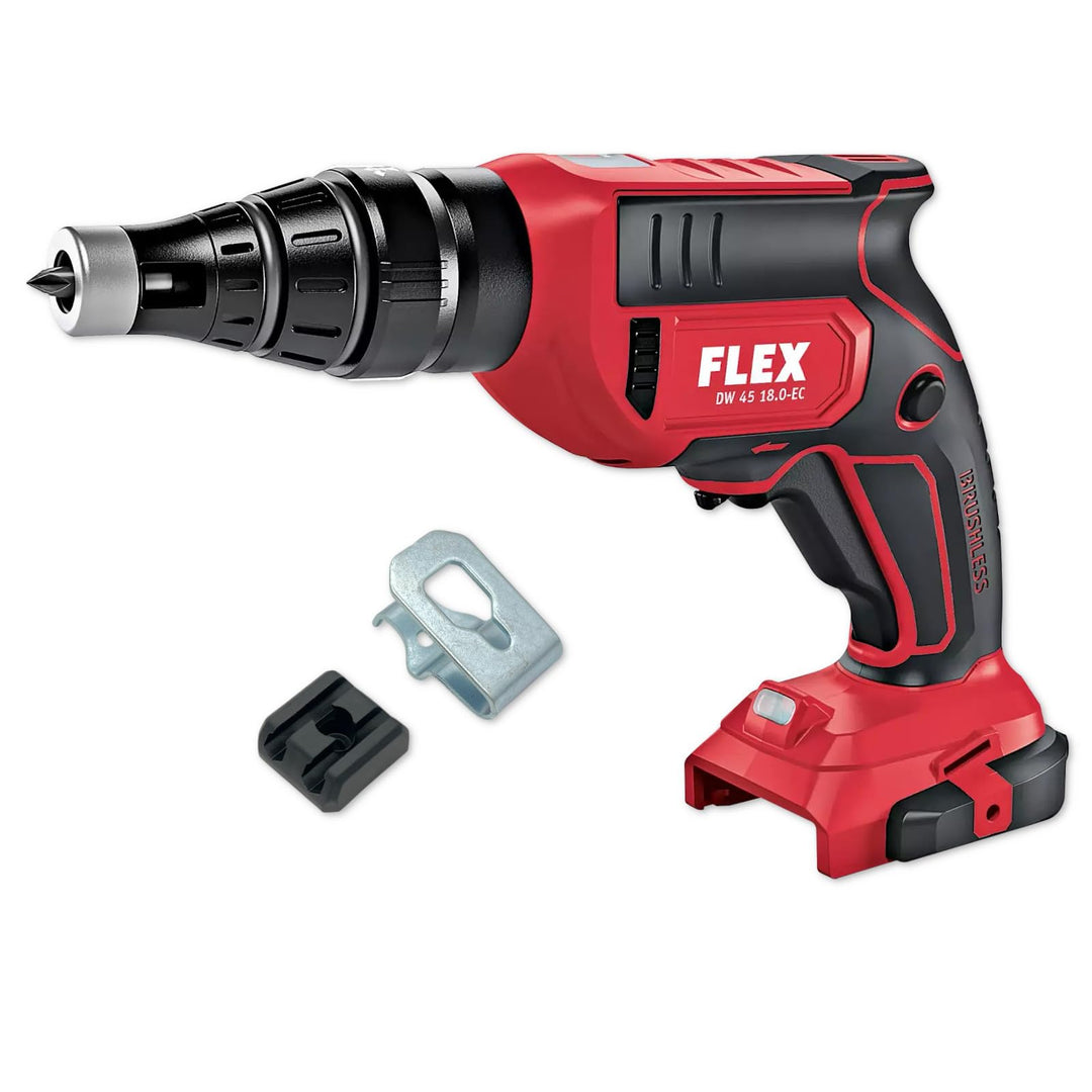 Flex WS - 491276 Schnellbauschrauber, 18 V, DW 45 18.0-EC C, Akku und Ladegerät