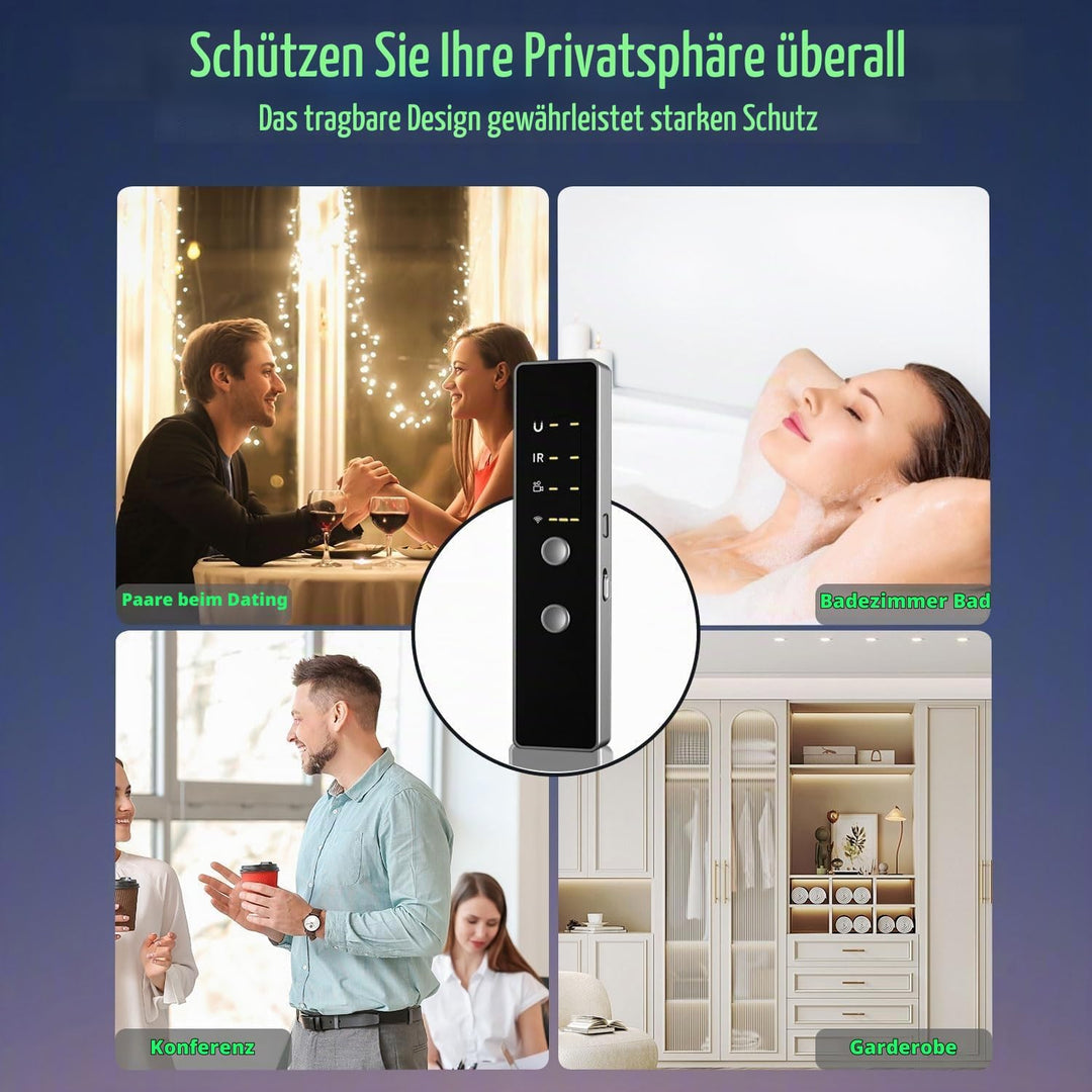 Wanzen Detektor – Spy Kamera Finder, Wanzenfinder &amp; Störsender | Versteckte Kamera, RF &amp; GPS Tracker