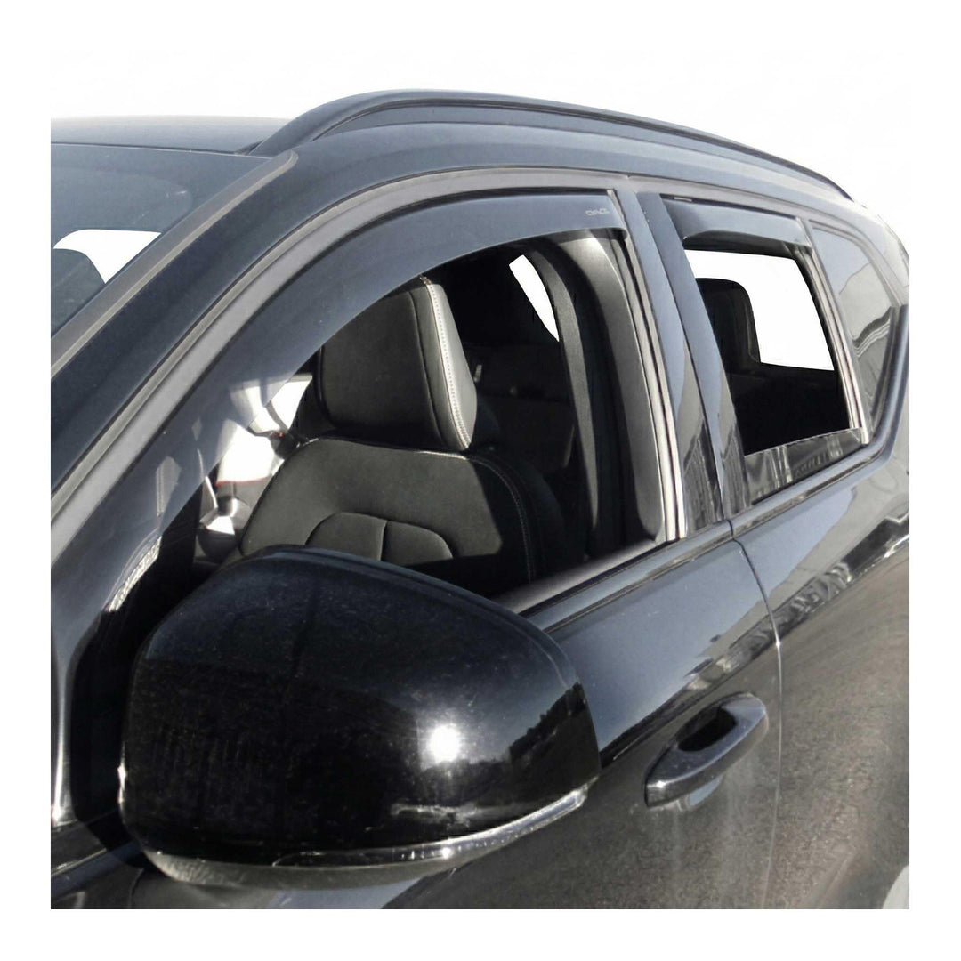 OMAC Windabweiser für Volvo XC40 2018-2026 Acryl Dunkel 4tlg Aerodynamisch Standard, Aerodynamisch S