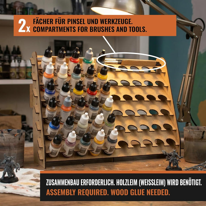 PROSCALE Paint Rack Vallejo Wand farbständer. Tabletop Vallejo Farben aufbewahrung Model Wall Paint