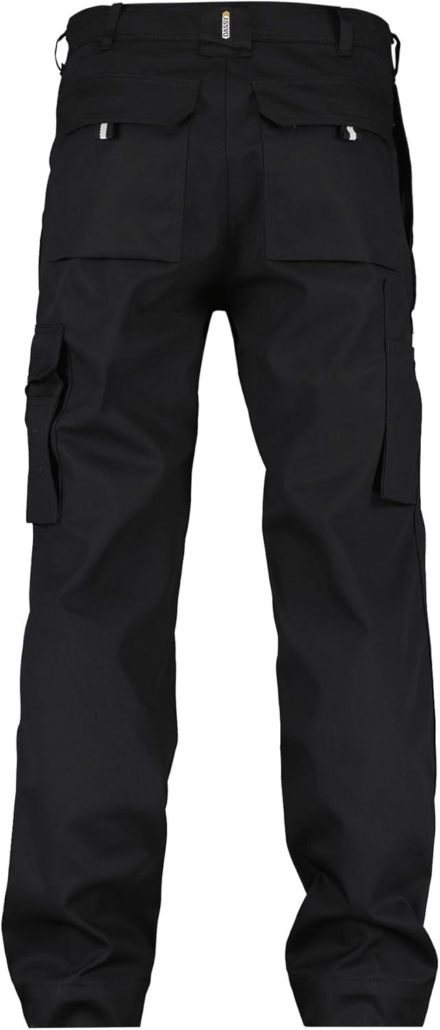 Dassy Unisex Pantaloni Hose 48 Beinlänge Norm 83cm Schwarz, 48 Beinlänge Norm 83cm Schwarz