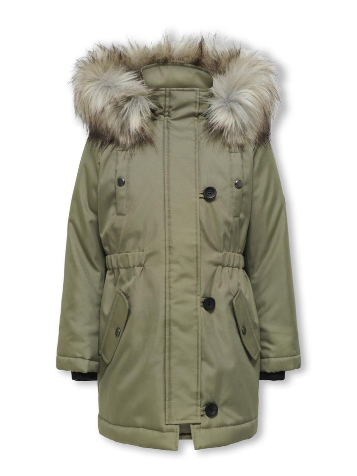 ONLY girl Langer Parka Lang Parka 134 Aloe, 134 Aloe