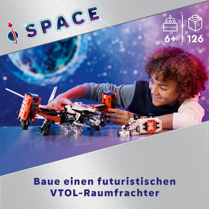 LEGO Technic VTOL-Schwerlastraumfrachter LT81, Space Bauset, Weltraum-Spielzeug &amp; Technic Sonne Erde