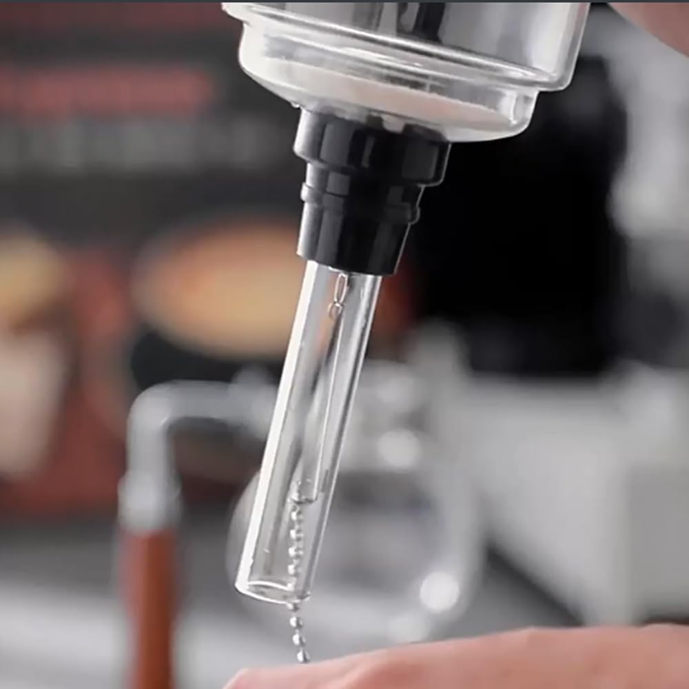 Rustikaler Siphon mit Holzgriff für 5 Tassen