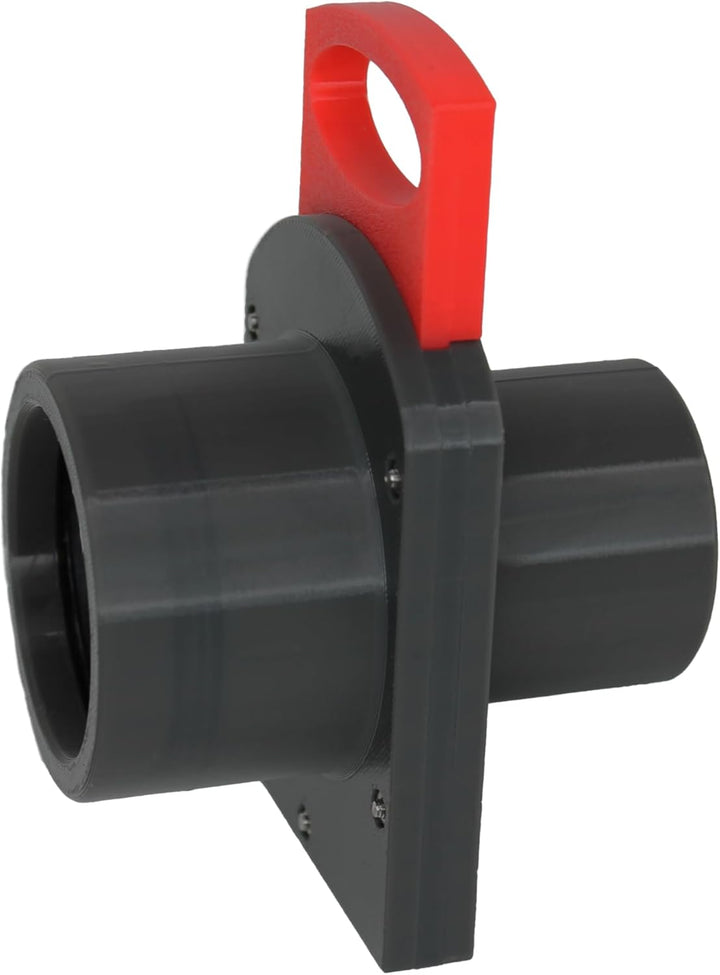 GENERIC DN 50mm Luft-Absperrschieber mit Muffe | Blastgate | PETG | Werkstattabsaugung | Absauganlag