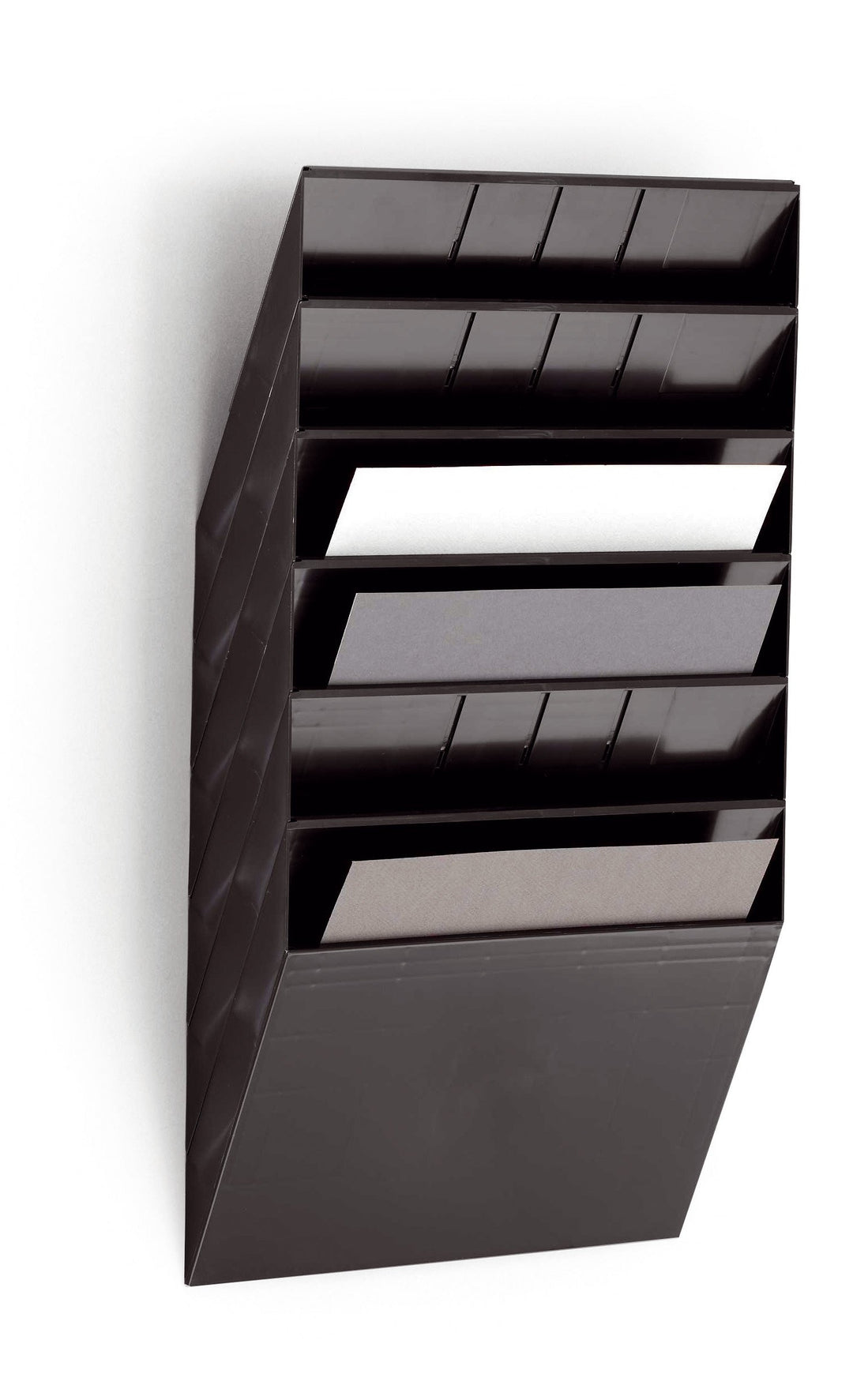 Durable Prospektspenderset Querformat Flexiboxx 6 A4, 1 Set, schwarz, 1709785060 Schwarz Querformat,