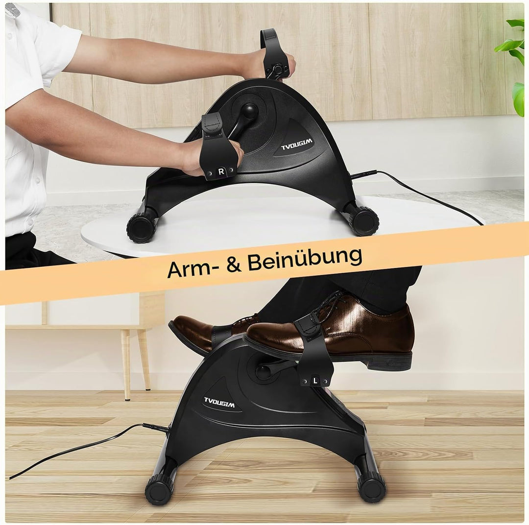 Pedaltrainer, Beintrainer für Zuhause, Leisem Motor, 6 Geschwindigkeitsstufen, Heimtrainer Senioren