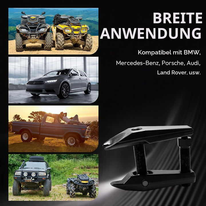 CCLIFE Spurstangenkopf Ausdrücker 20mm Kugelgelenkabzieher Traggelenk Abzieher Traggelenk Werkzeug u