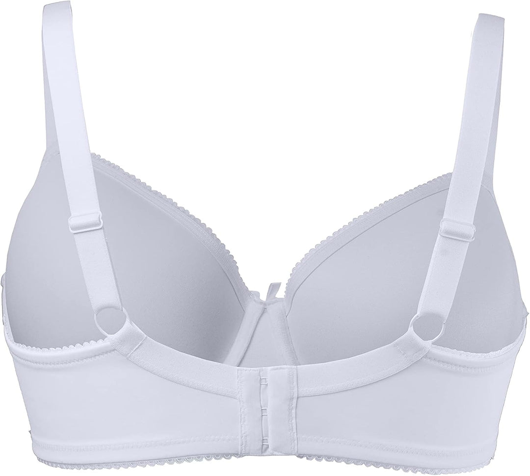 Ulla Popken Damen Basic, Rundhalsausschnitt, Slim, Baumwolle T-Shirt 85E Weiss, 85E Wei&amp;