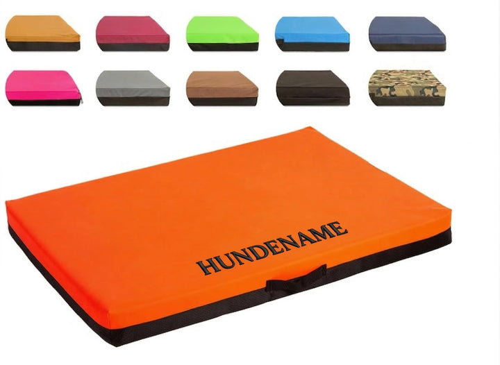 COOL PET Komplett anpassbare Premium-Orthopädische VISCO-Memory-Foam Hundematratze (Grösse, Farbe &amp;