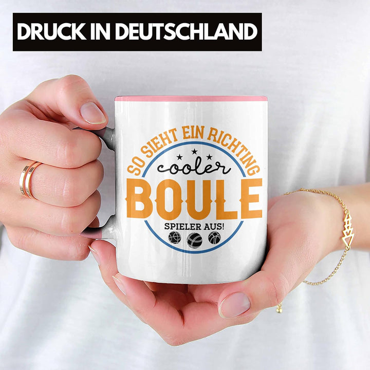 Trendation - Boule Tasse So Sieht Ein Richtig Cooler Boule Spieler Aus Tasse - Geschenk für Boule-Fa