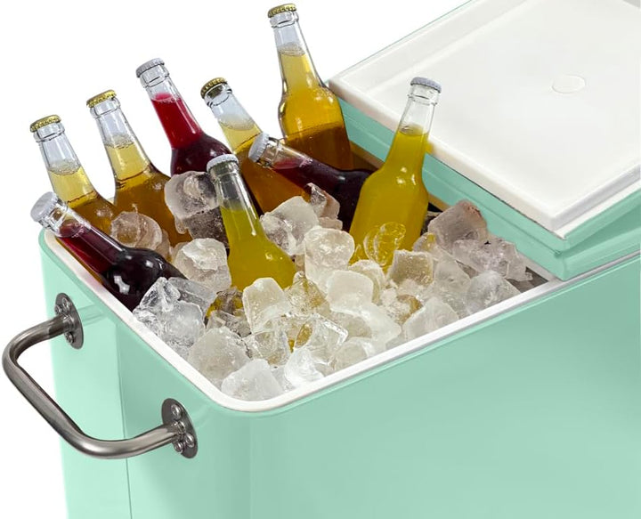 Kailua Cooler - Kühlbox, Kühlwagen, Getränkekühler Pastellgrün, Pastellgrün