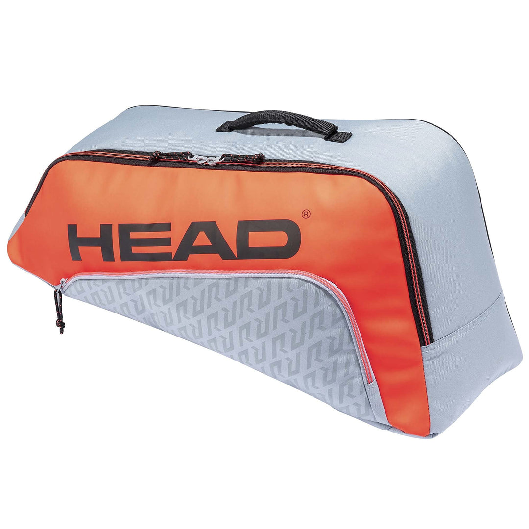 HEAD Kinder Junior Combi Rebel Tennistasche Einheitsgrösse Grau/Orange, Einheitsgrösse Grau/Orange