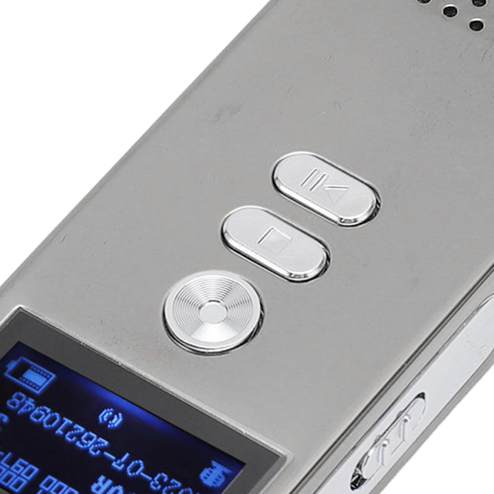 Ejoyous Diktiergerät, 300 MAh, Digitalrekorder, Dual-Mikrofon, 192 KBit/s Bitrate, Einfache Bedienun