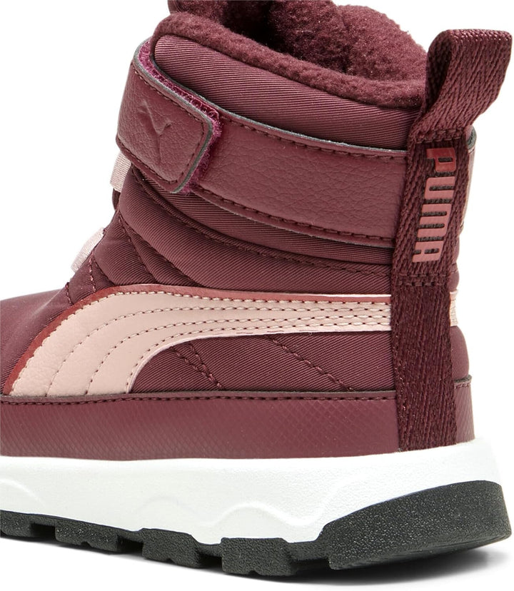 PUMA Unisex Baby Evolve Boot Ac+ Inf Sneaker 25 EU Dark Jasper Future Pink Astro Red, 25 EU Dark Jas