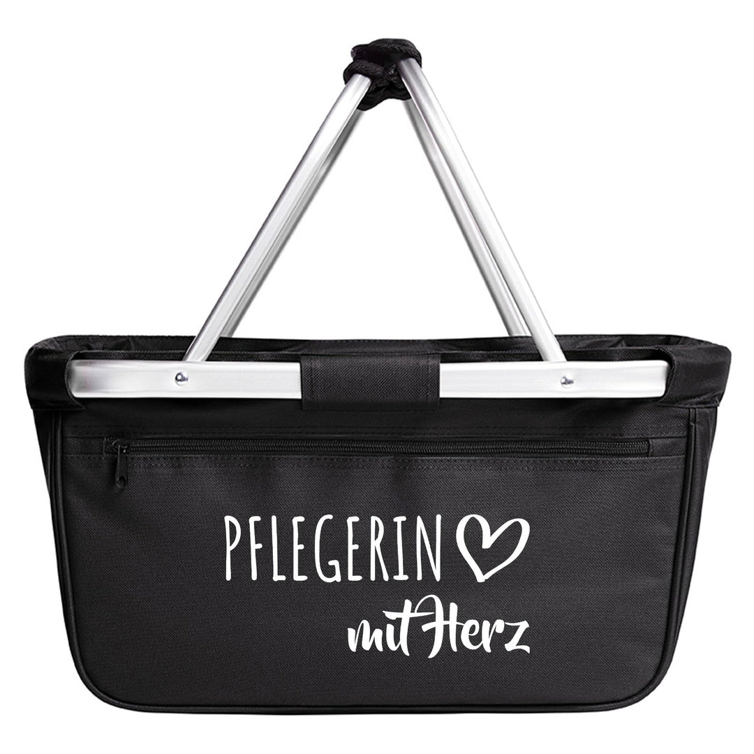 Huuraa Einkaufskorb Pflegerin mit Herz Geschenk