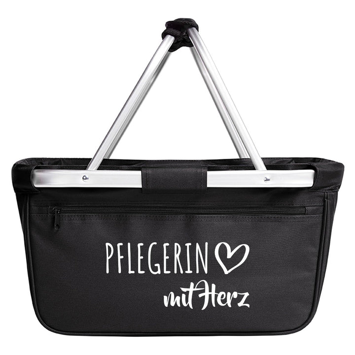 Huuraa Einkaufskorb Pflegerin mit Herz Geschenk