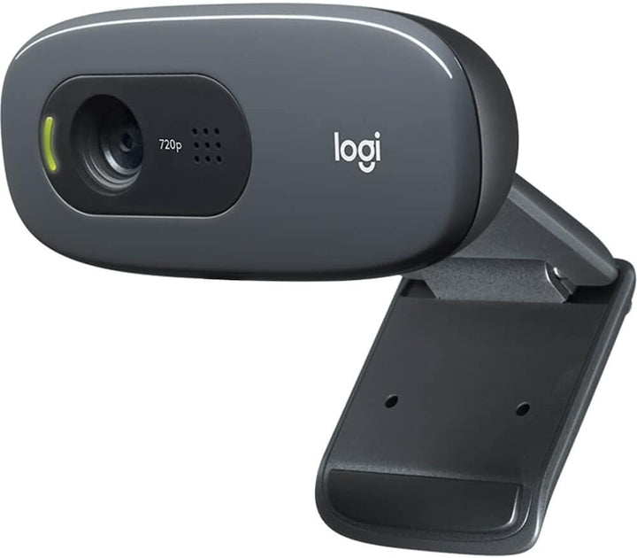 Logitech C270 USB2.0 1280 x 720 Pixel Webcam - Schwarz