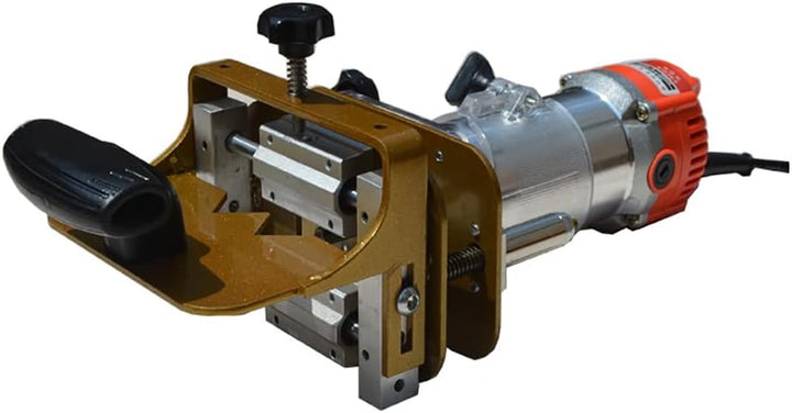 LeTkingok 2 in 1 Holzbearbeitung Mortising Jig für Trimming Machine, Slotting Bracket Unsichtbare Fa