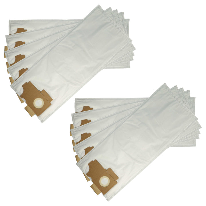 vhbw 10x Staubsaugerbeutel Ersatz für Kärcher 6.904-311.0 für Staubsauger - Mikrovlies, 35cm x 25cm