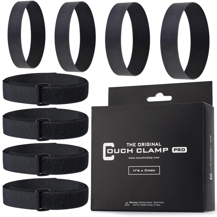 Couch Clamp Pro rutschfeste Abschnittverbinder mit Haken- und Schlaufen-Clips für Sofas – verhindert