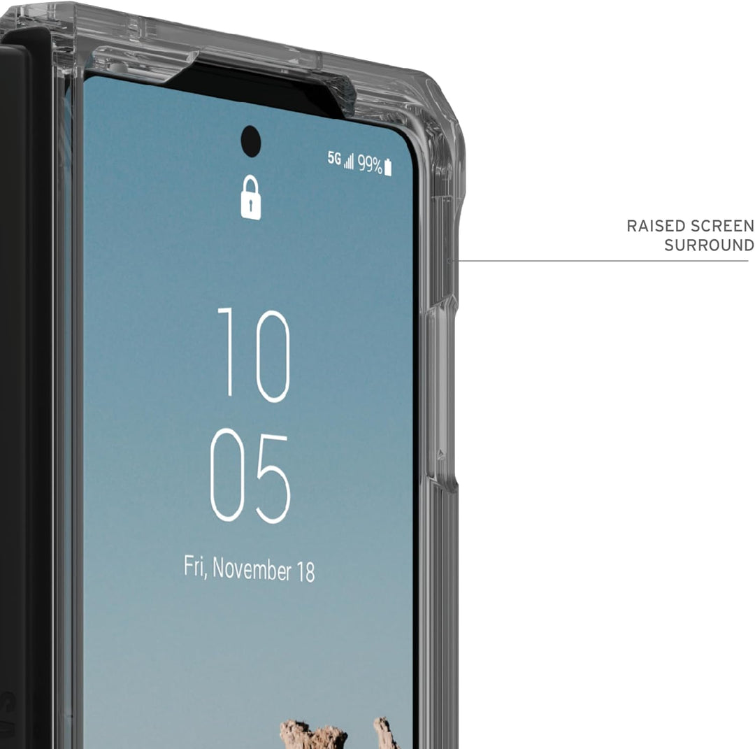 URBAN ARMOR GEAR UAG Schutzhülle für Samsung Galaxy Z Fold 5 (2023) Plyo Pro, grau/transparent [Made