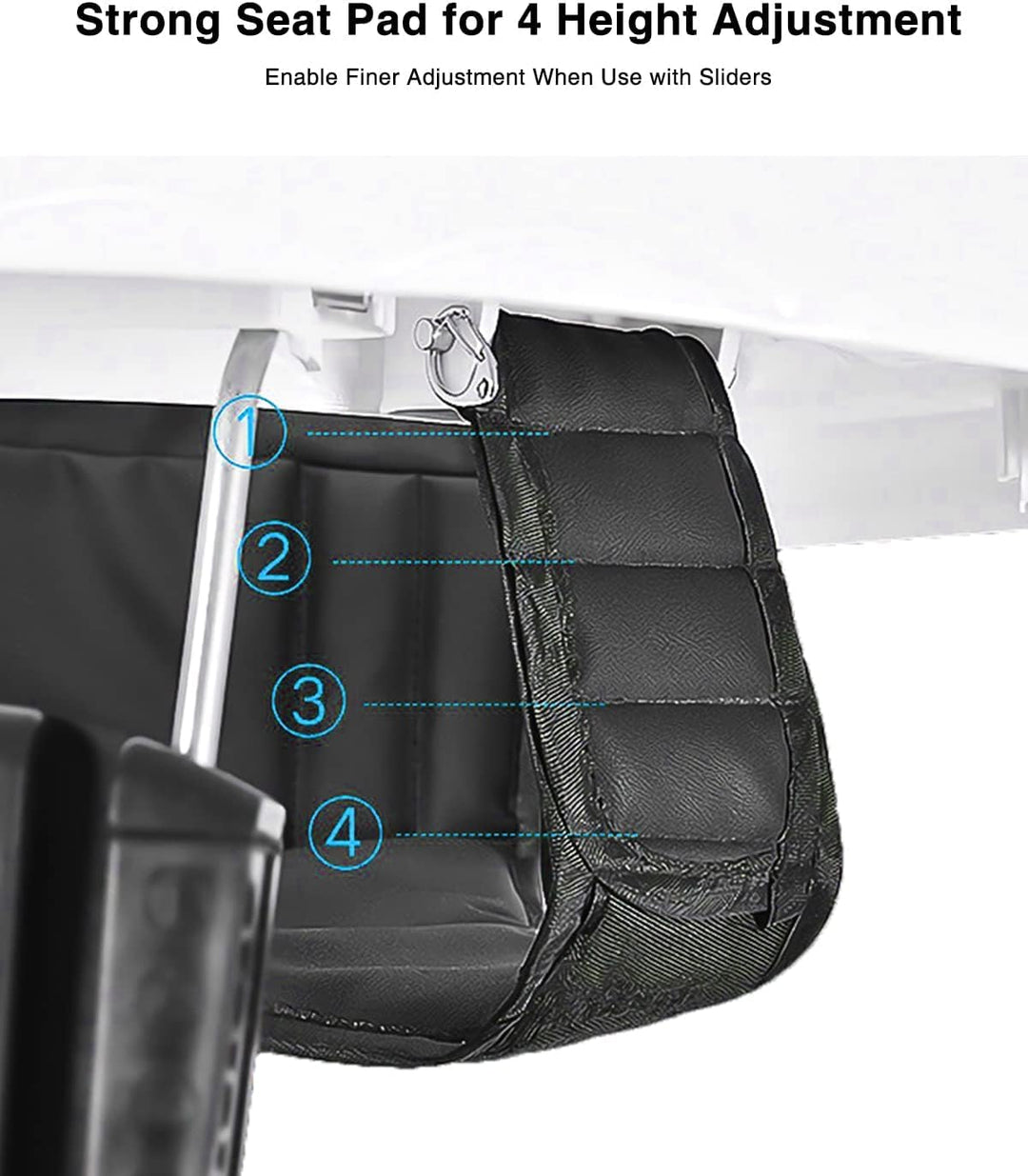 UBRAVOO Verstellbare Lauflernhilfen, Leicht zu reinigendes Tablett, Universal-Rollator Anti-Rollover