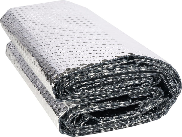 Storystore Aluminisierte Isolierfolie 60cm x 3m, 3mm Dicke Isolierung Dämmfolie Doppelseitige Alu-Lu