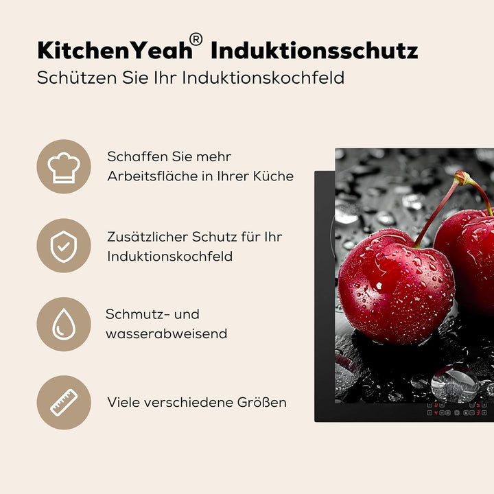 Herdabdeckplatte 77x59 cm Einteilig Herdabdeckung Abdeckplatte für Ceranfeld Abdeckung Induktionskoc