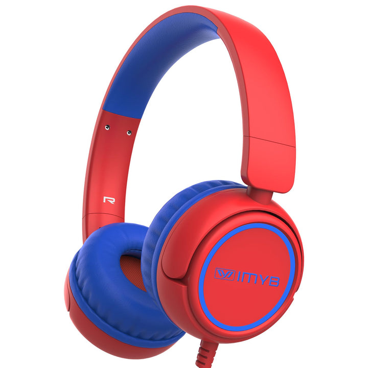 IMYB Kinder kopfhörer, Kopfhörer für Kinder mit Kabel, faltbar, Stereo Sound, Sichere Lautstärkebegr
