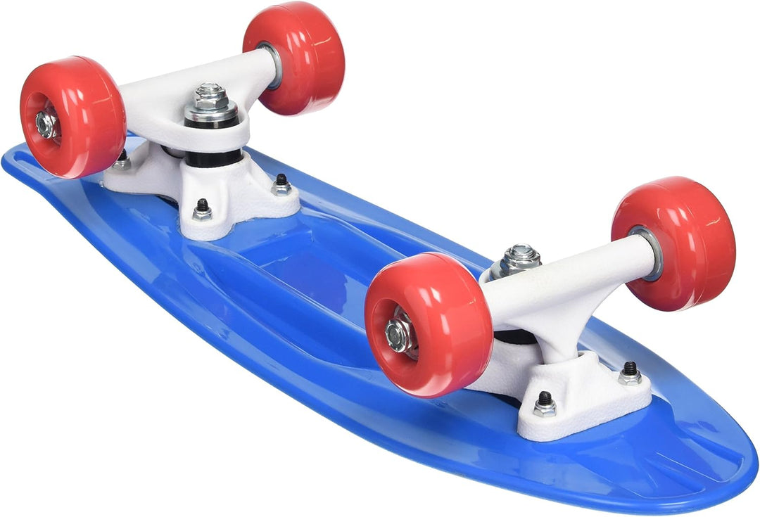 OZBOZZ Plastic Youth Skateboard - 17 Inch Deck - Vibrant, Bright Colours