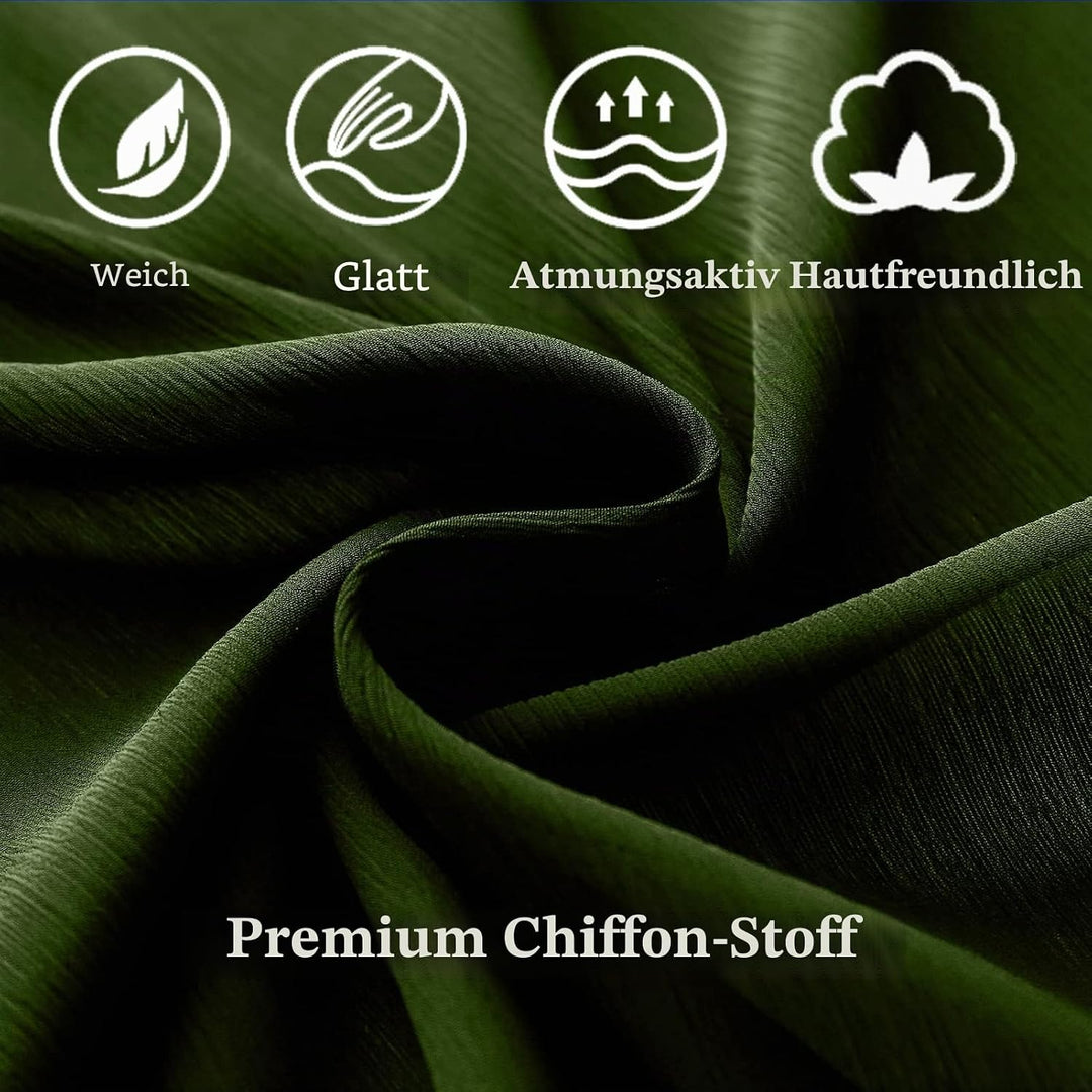 Chiffon Stola für Damen - Elegantes Schultertuch für Abendkleider - Leichter &amp; Hauchzarter Schal für