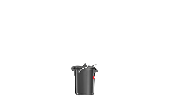 SULO SME35 Systemmülleimer mit Bügel 35L Grau RAL7021, 35l