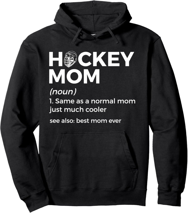 Hockey Mom Definition Beste Mutter aller Zeiten Pullover Hoodie