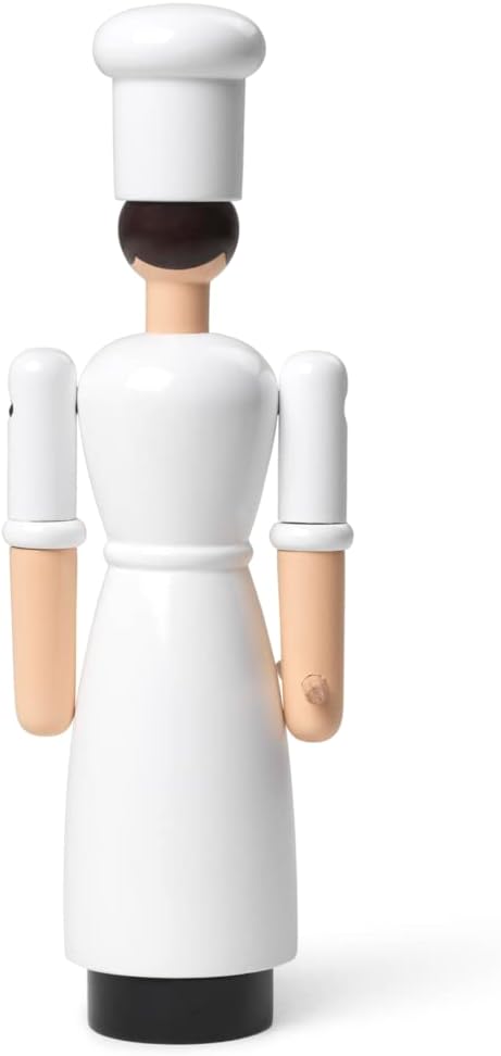 Kay Bojesen Kochmädchen Figuren 17.5 cm Holzfiguren Originaldesign, Weiss, Kochmädchen