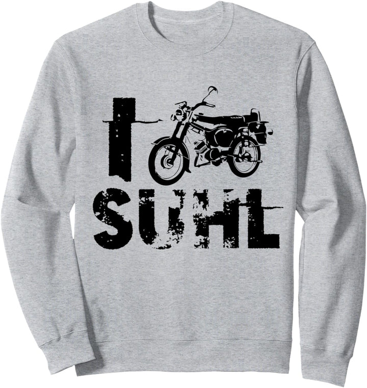 I Love Suhl Simson S51 Oldtimer Moped Fan Geschenk Sweatshirt
