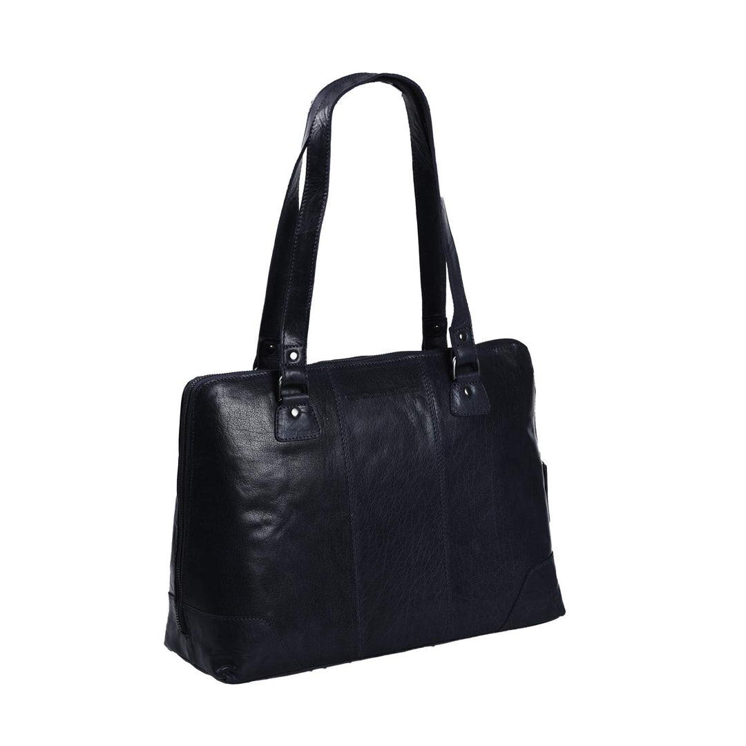 The Chesterfield Brand Antique Buff Resa Schultertasche Leder 38 cm Laptopfach