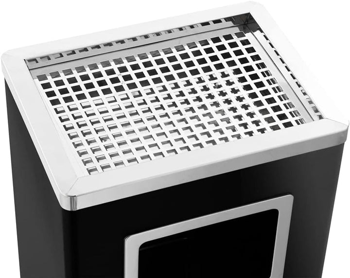 vidaXL Mülleimer Aschenbecher Hotelbedarf Standaschenbecher Standascher Eimer Ascher Abfalleimer Pap