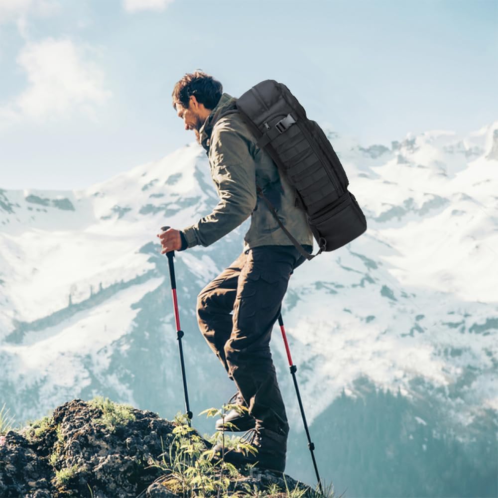 BERTASCHE Taktisch Rucksack Trekkingrucksack 35L Wanderrucksack 15.6 Zoll Laptop Lunch Rucksack für